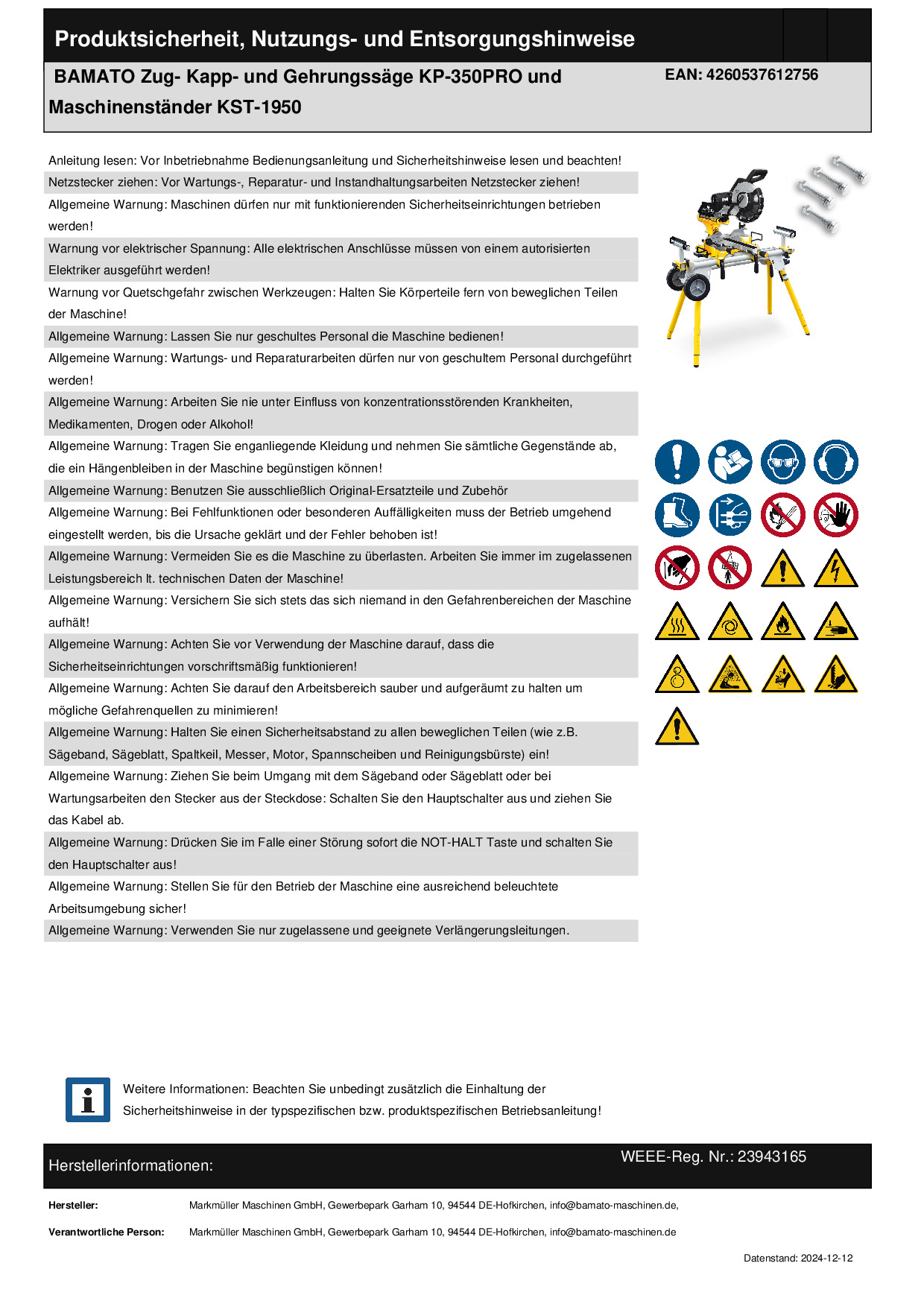Sicherheitsdatenblatt
