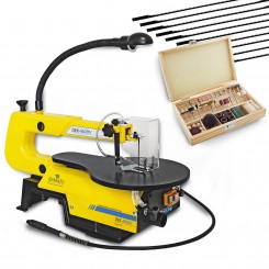 BAMATO Dekupiersäge DEK-1600V inkl. 10 Sägeblätter und 103 tlg. Werkzeug-Set 