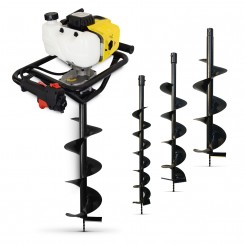 BAMATO Erdbohrer EBO-80 inkl. 3 Bohrer 