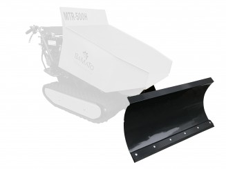 BAMATO höhenverstellbares Schneeschild für Raupendumper MTR-500H und MTR-500PRO 