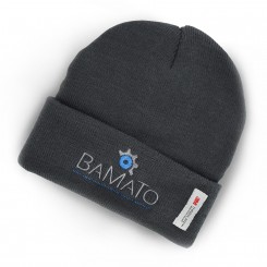 BAMATO Strickmütze mit Bestickung "BAMATO LOGO" 