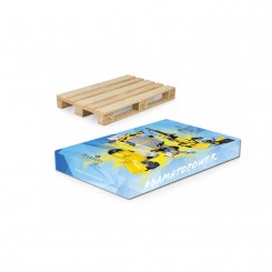 BAMATO Palettenhusse mit hochwertigem Textildruck auf Dekostoff (Motiv 5) 