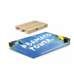 BAMATO Palettenhusse mit hochwertigem Textildruck auf Dekostoff (Motiv 2) 