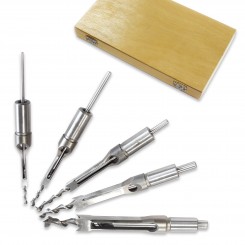 BAMATO 5-tlg. Stemmbohrerset in Holzbox 