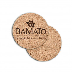 BAMATO Kork Untersetzer mit Lasergravur 