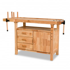 BAMATO Hobelbank WORK-1380 aus Massivholz 