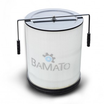 BAMATO Feinstaub-Filterpatrone CF3 für Absauganlage AB-2530 / AB-3900 