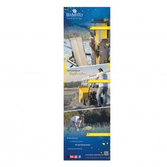 BAMATO Fahne für Ausleger mit hochwertigem Druck (Motiv 2) 
