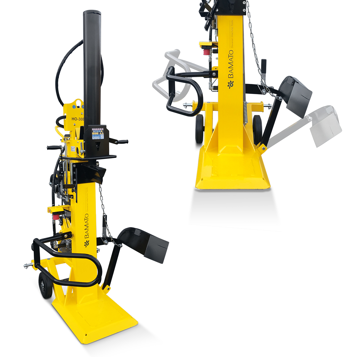 Holzspalter Elektro & Zapfwelle 30 Tonnen