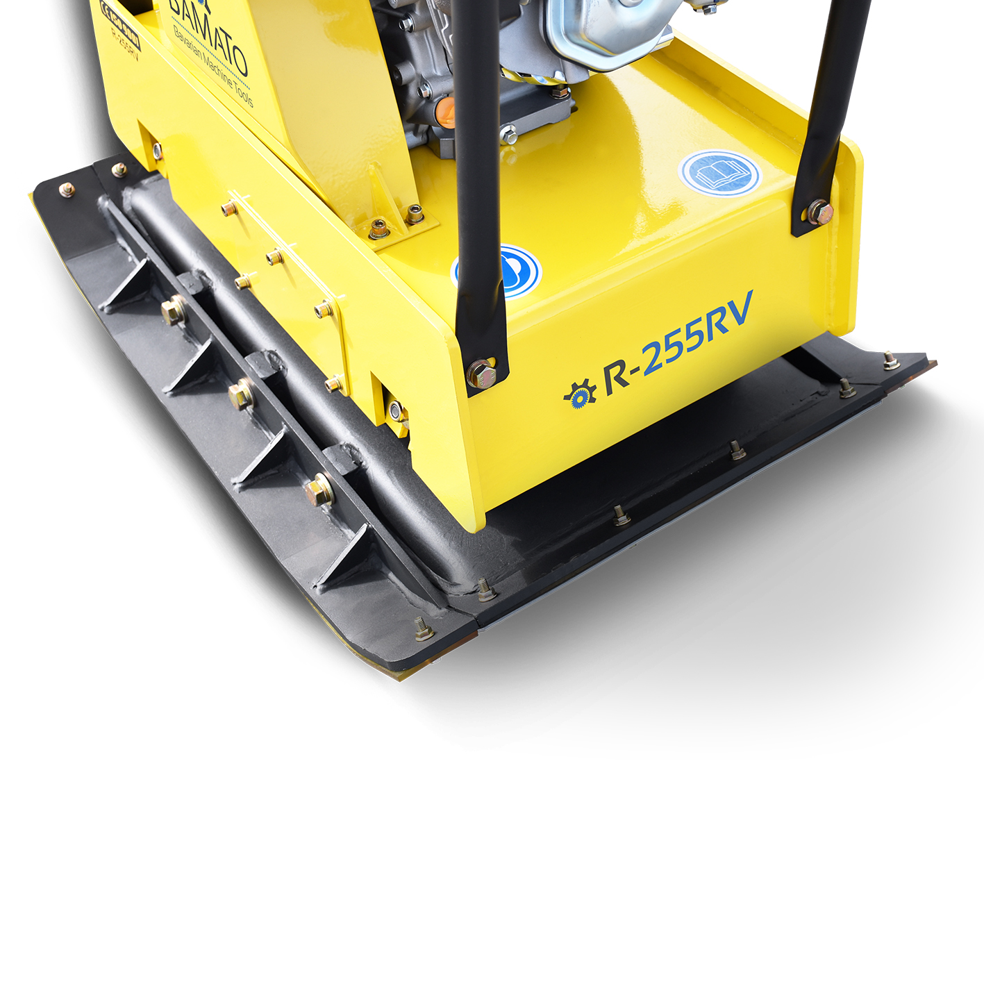 BAMATO Rüttelplatte R-255RV mit Vor- und Rücklauf 8,2kW 38kN 255kg Fahrwerk PU-Matte kaufen bei BAMATO Rüttelplatte R-255RV mit Vor- und Rücklauf 8,2kW 38kN 255kg Fahrwerk PU-Matte kaufen bei